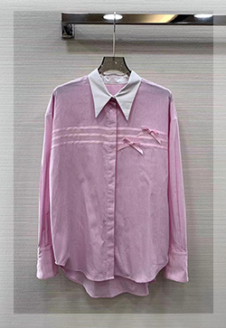 (수입) 스미스 핑크 스트라이프 셔츠